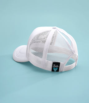 NICA (WHITE) BELLA PONY TRUCKER CAP
