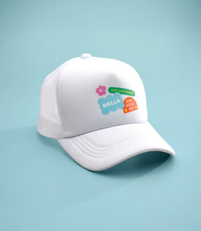 NICA (WHITE) BELLA PONY TRUCKER CAP