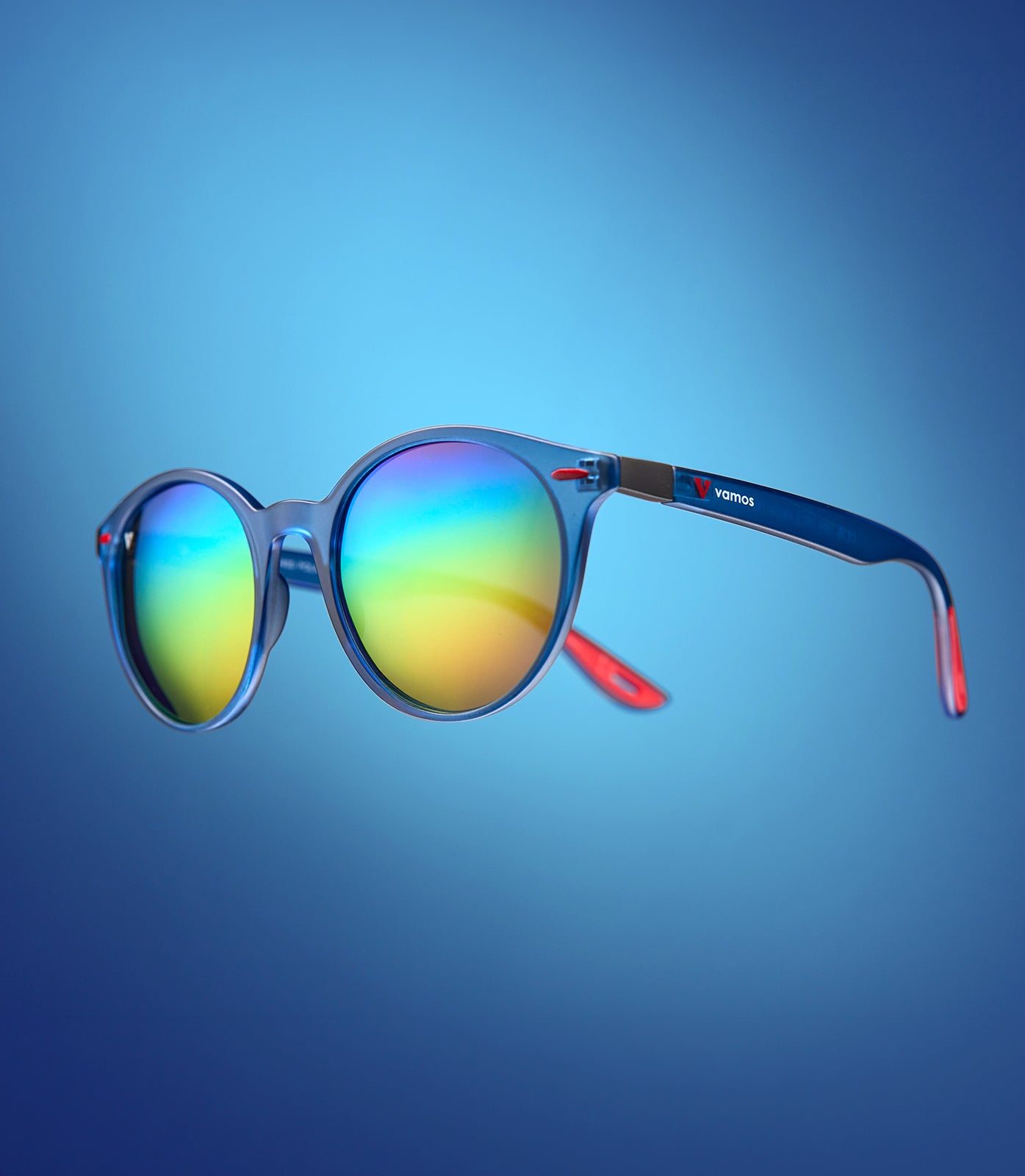 NOOSA CLEAR BLUE FRAME - RAINBOW LENS SPEX