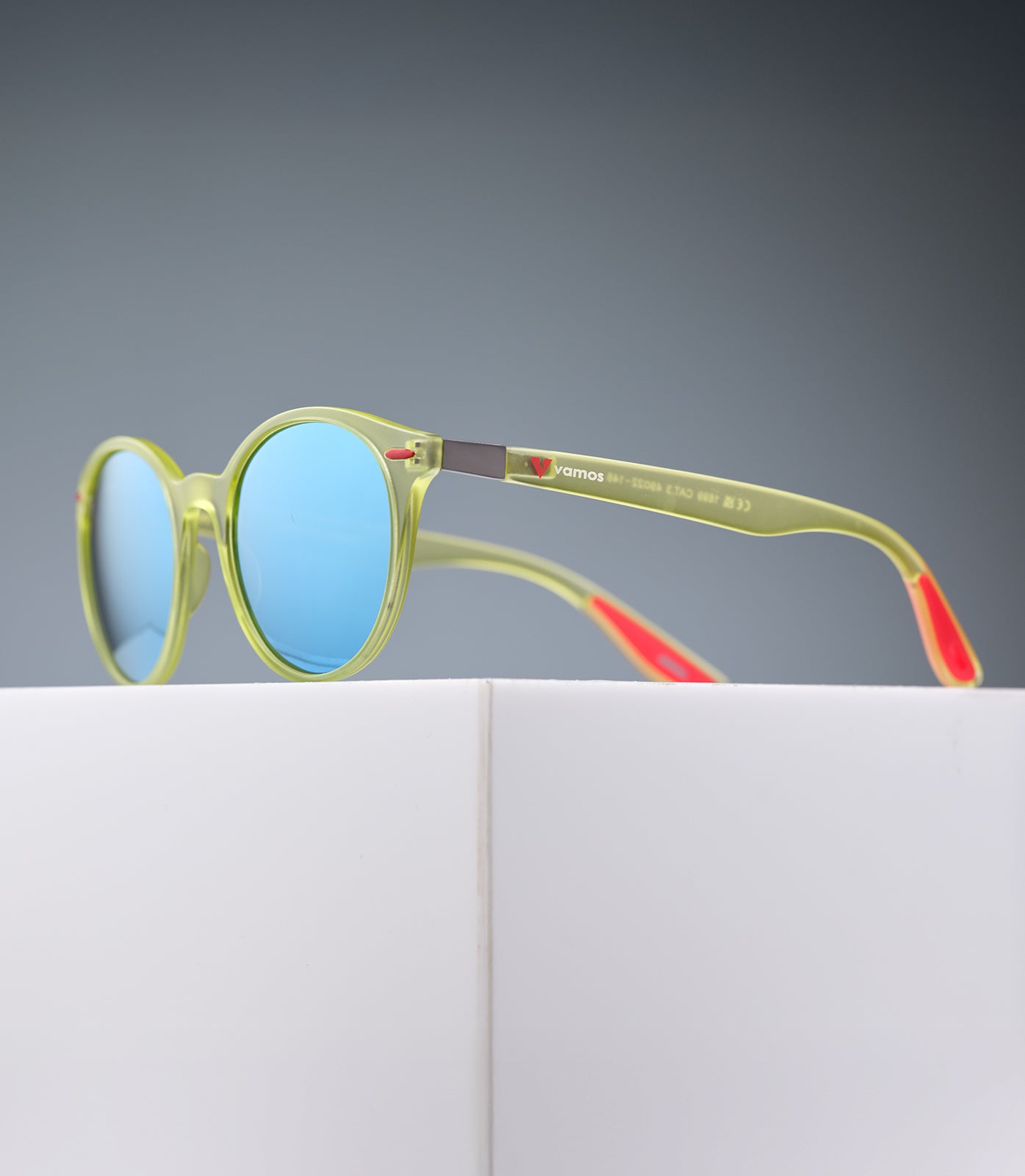 NOOSA CLEAR YELLOW FRAME - BLUE LENS SPEX