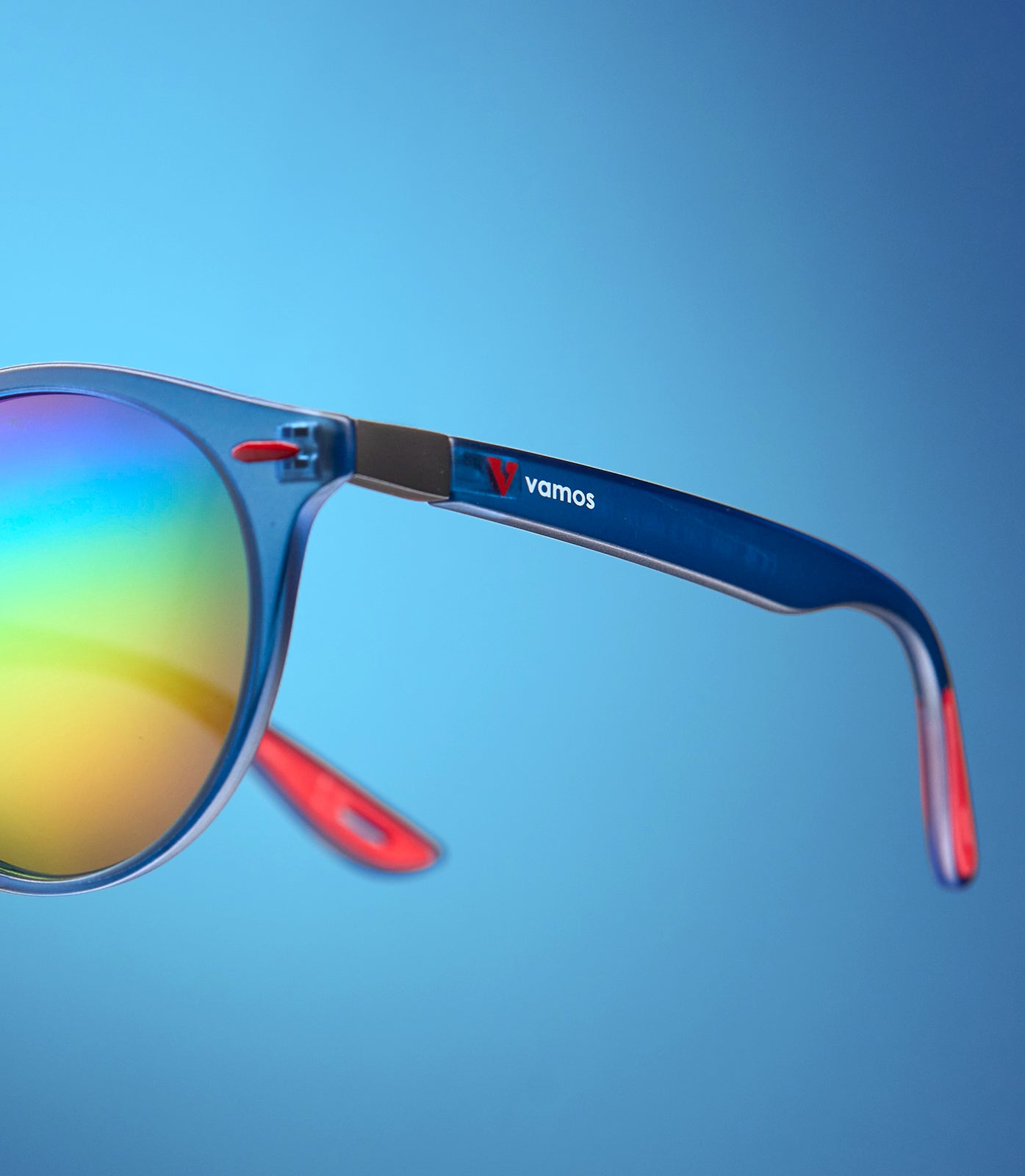 NOOSA CLEAR BLUE FRAME - RAINBOW LENS SPEX