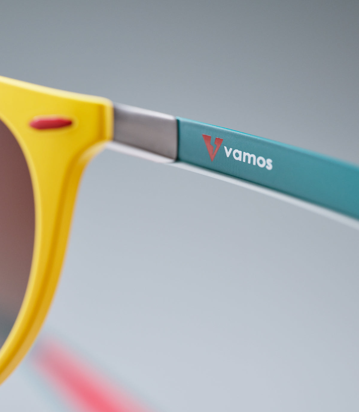 NOOSA MATTE YELLOW TEAL FRAME - BROWN LENS SPEX