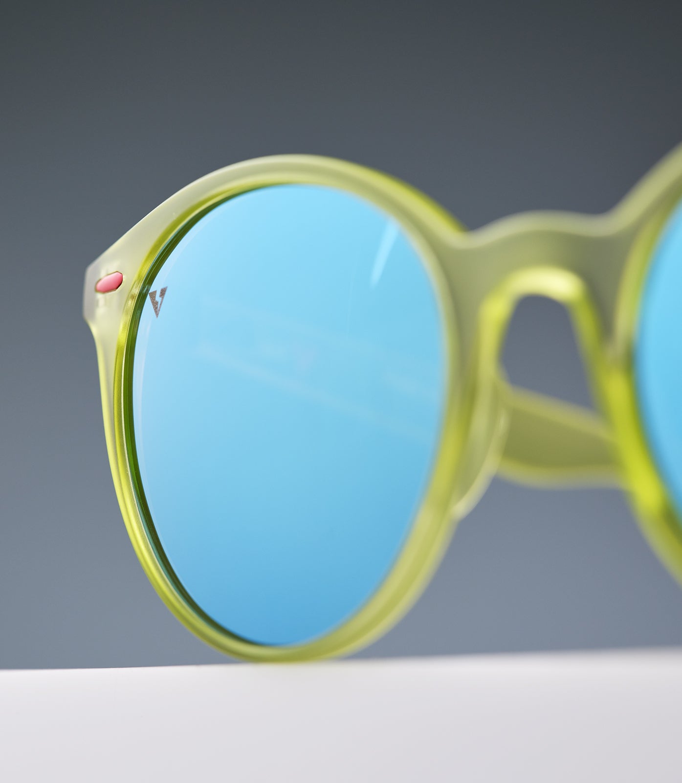 NOOSA CLEAR YELLOW FRAME - BLUE LENS SPEX