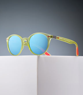 NOOSA CLEAR YELLOW FRAME - BLUE LENS SPEX