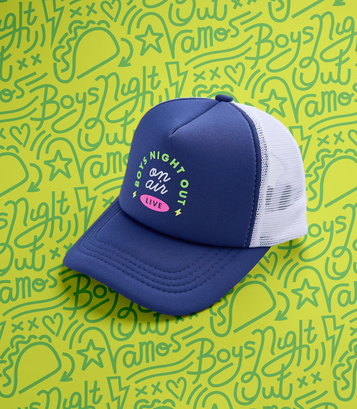 ON AIR (NAVY) TRUCKER CAP