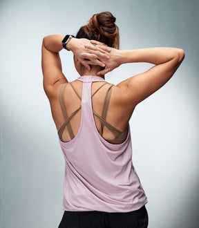 NOLA (PINK BELLA T- BACK TANK TOP)