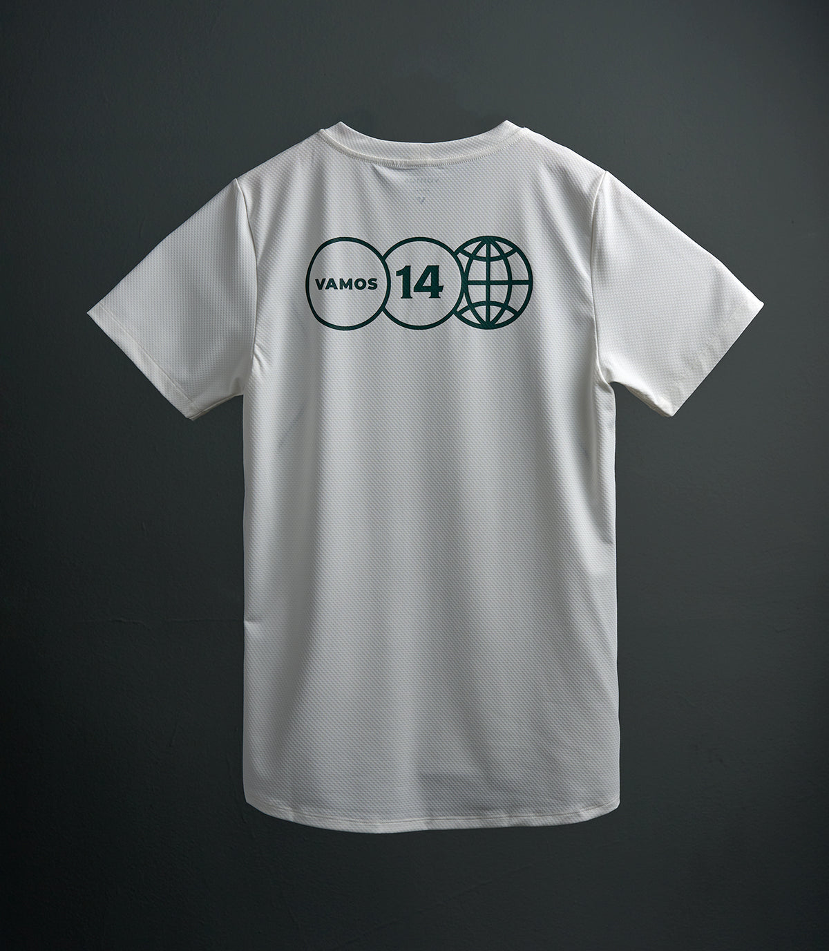 RAFAEL VAMOS JACQUARD TECH TEE (WHITE)