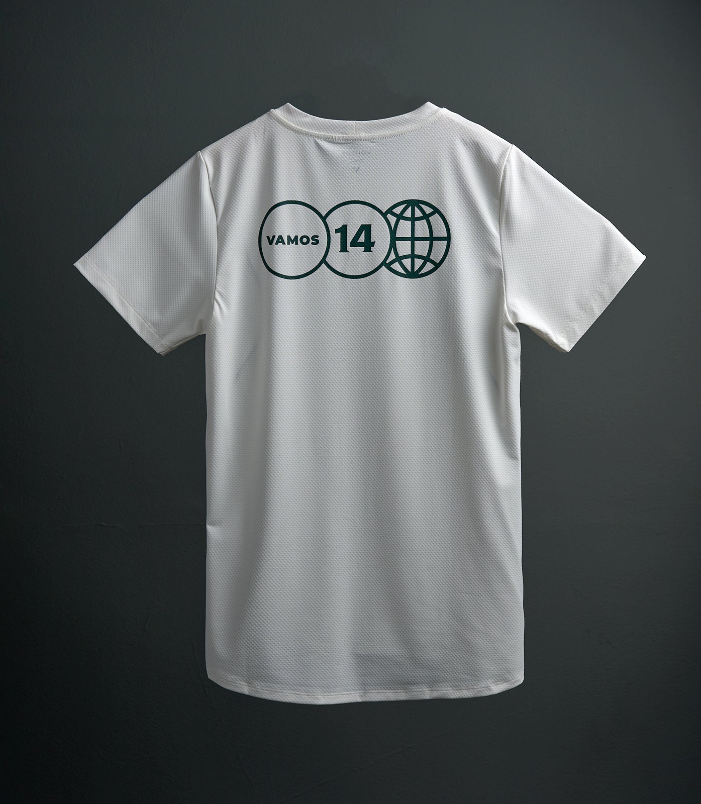 RAFAEL VAMOS JACQUARD TECH TEE (WHITE)