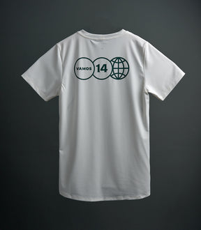 RAFAEL VAMOS JACQUARD TECH TEE (WHITE)