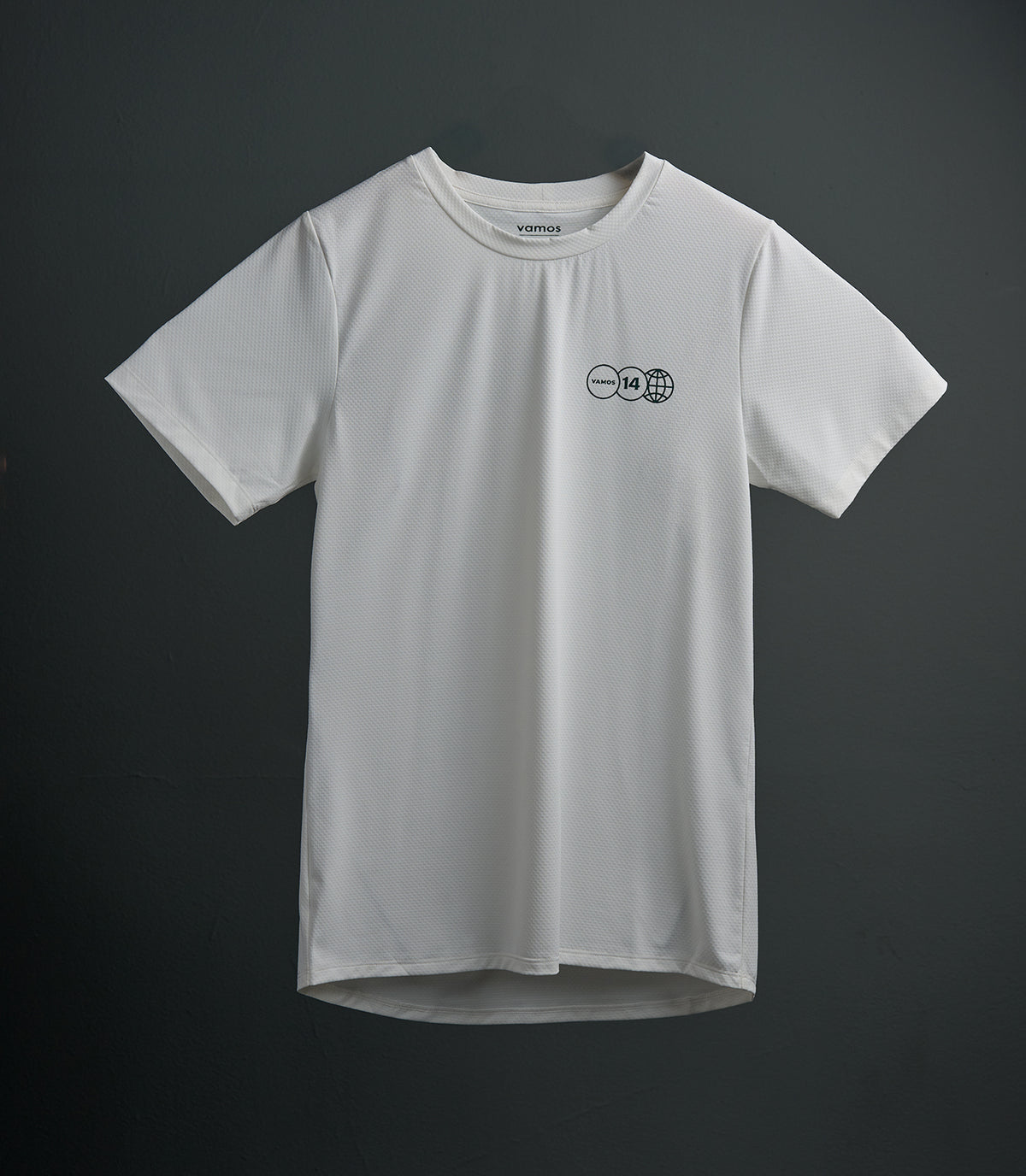 RAFAEL VAMOS JACQUARD TECH TEE (WHITE)