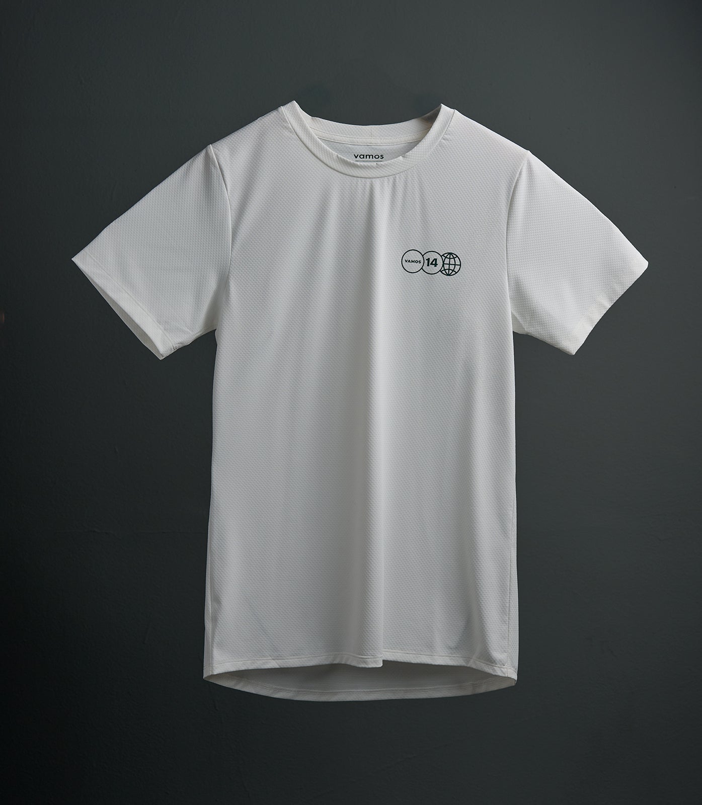 RAFAEL VAMOS JACQUARD TECH TEE (WHITE)
