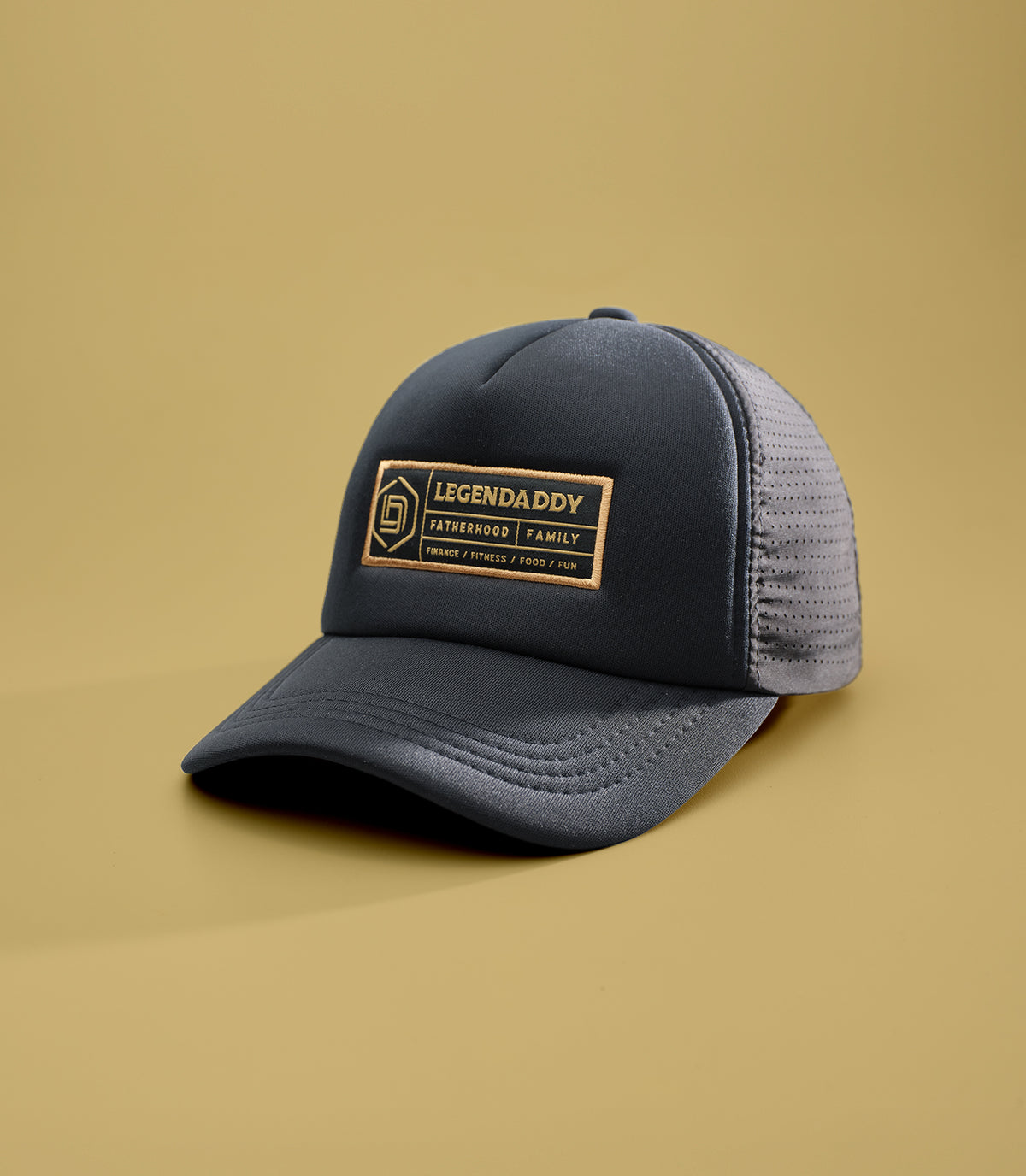RICKSON PERF+ LEGENDADDY TRUCKER CAP (BLACK)