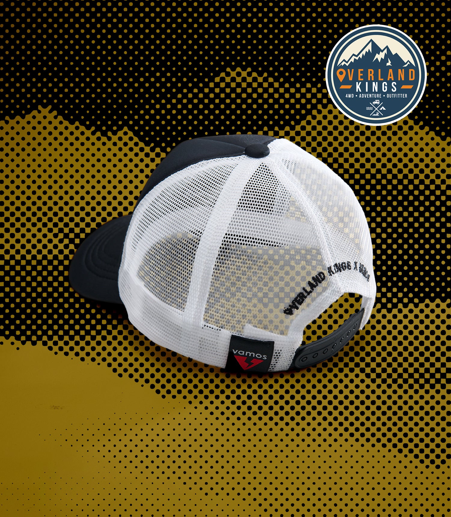 ROAMER (BLACK/WHITE) TRUCKER CAP