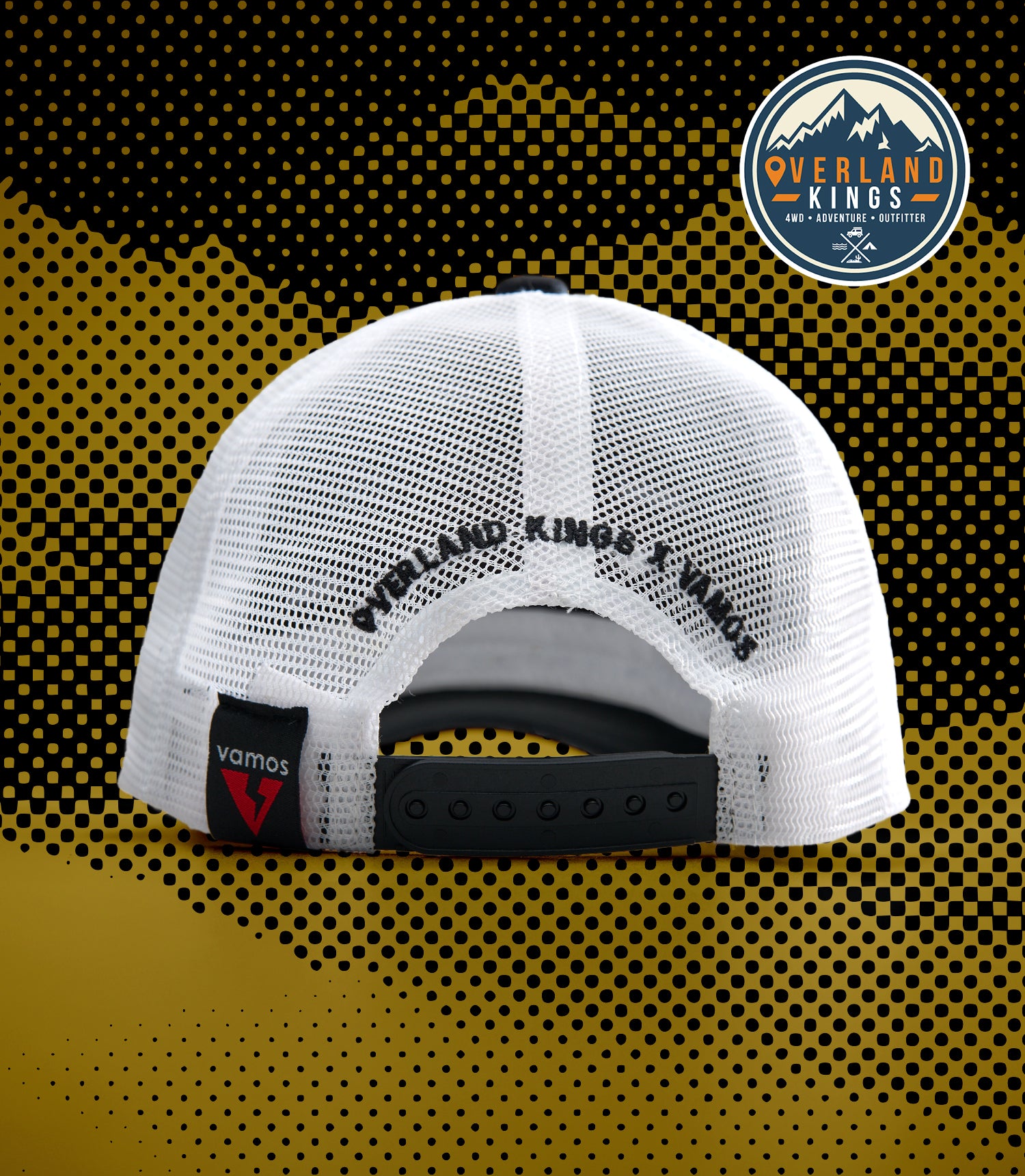 ROAMER (BLACK/WHITE) TRUCKER CAP