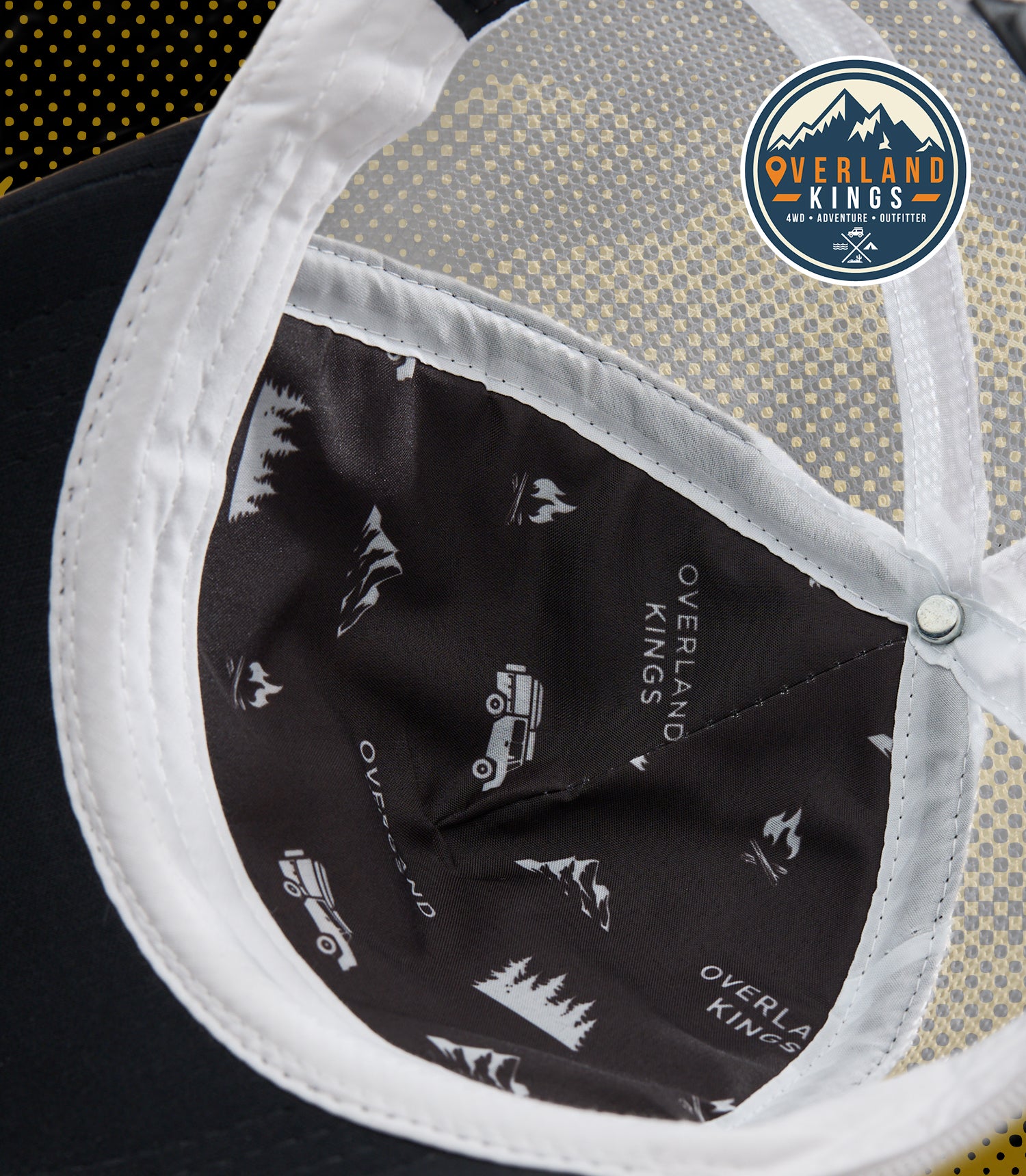 ROAMER (BLACK/WHITE) TRUCKER CAP