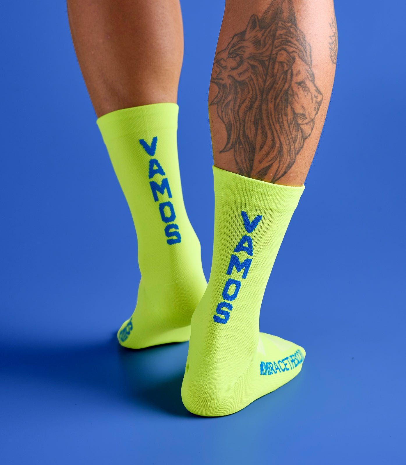 ROCKET (NEON GREEN) CREW SOCKS