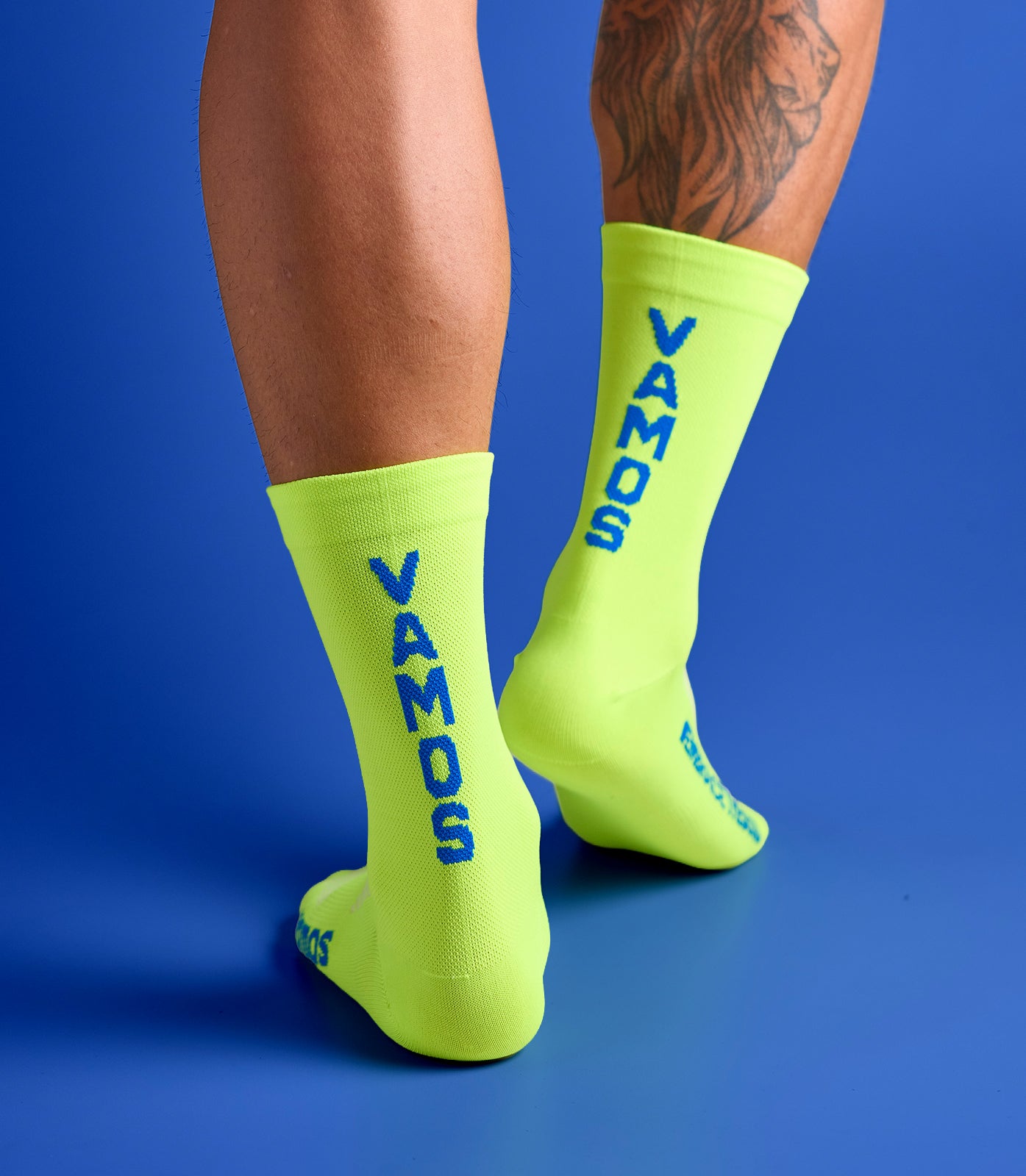 ROCKET (NEON GREEN) CREW SOCKS