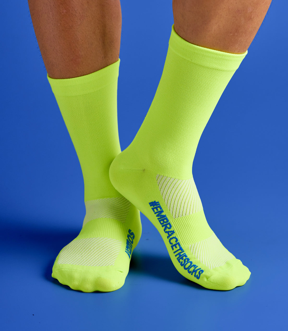 ROCKET (NEON GREEN) CREW SOCKS