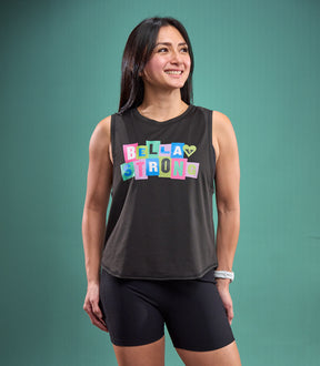 ROVIE (BLACK MUSCLE TEE)
