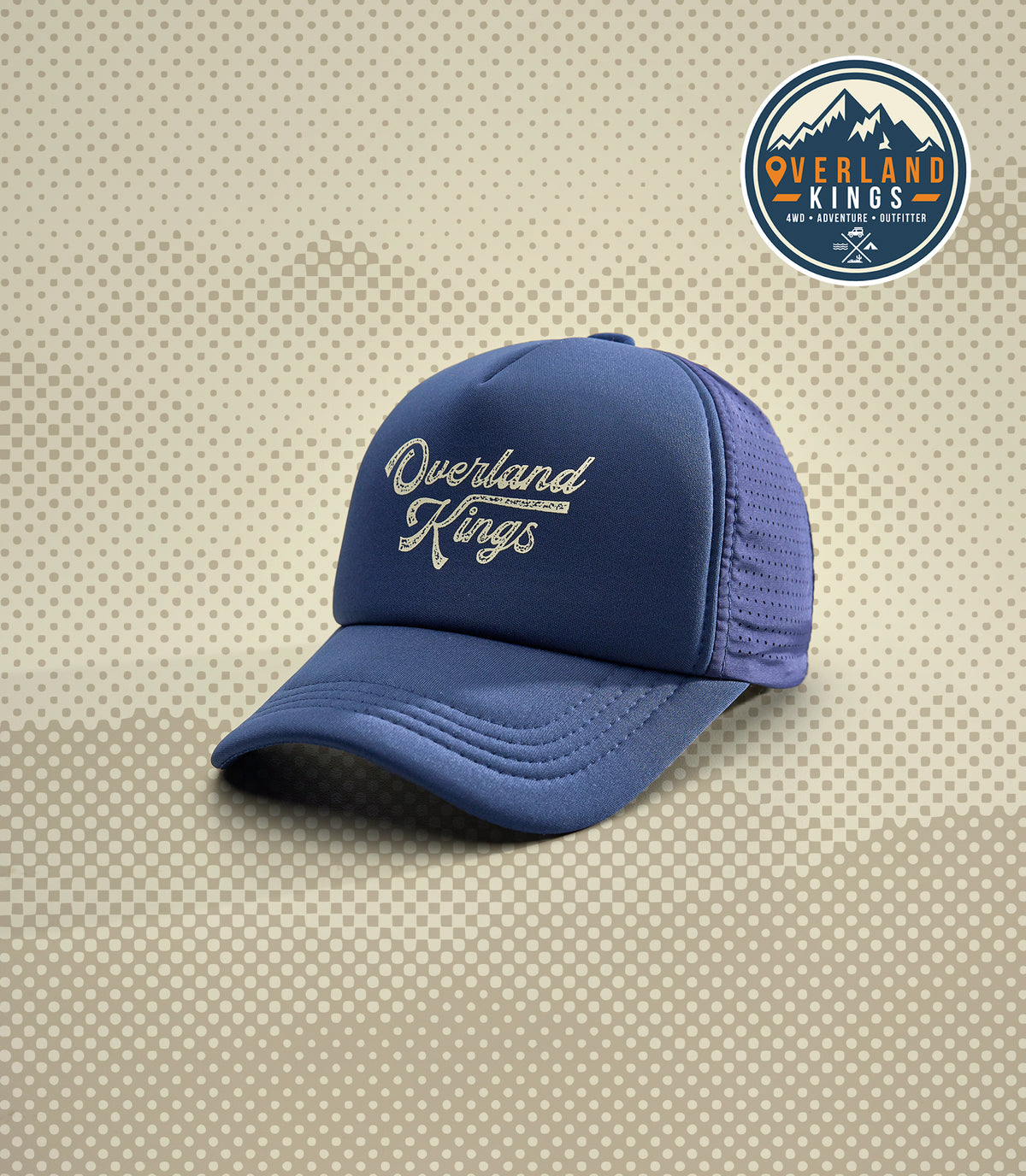 RUTA 40 (NAVY) OK PERF+ TRUCKER CAP