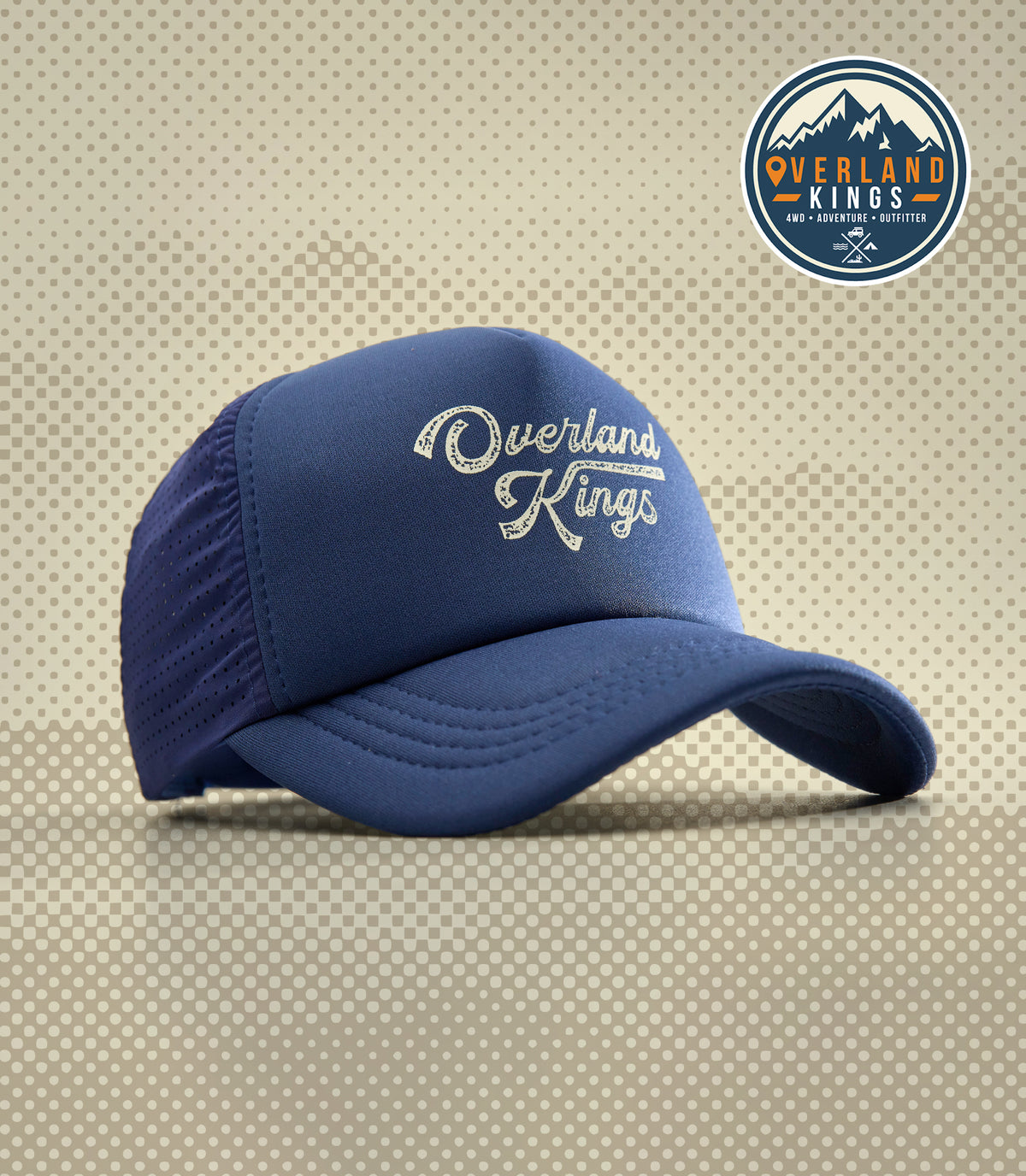 RUTA 40 (NAVY) OK PERF+ TRUCKER CAP