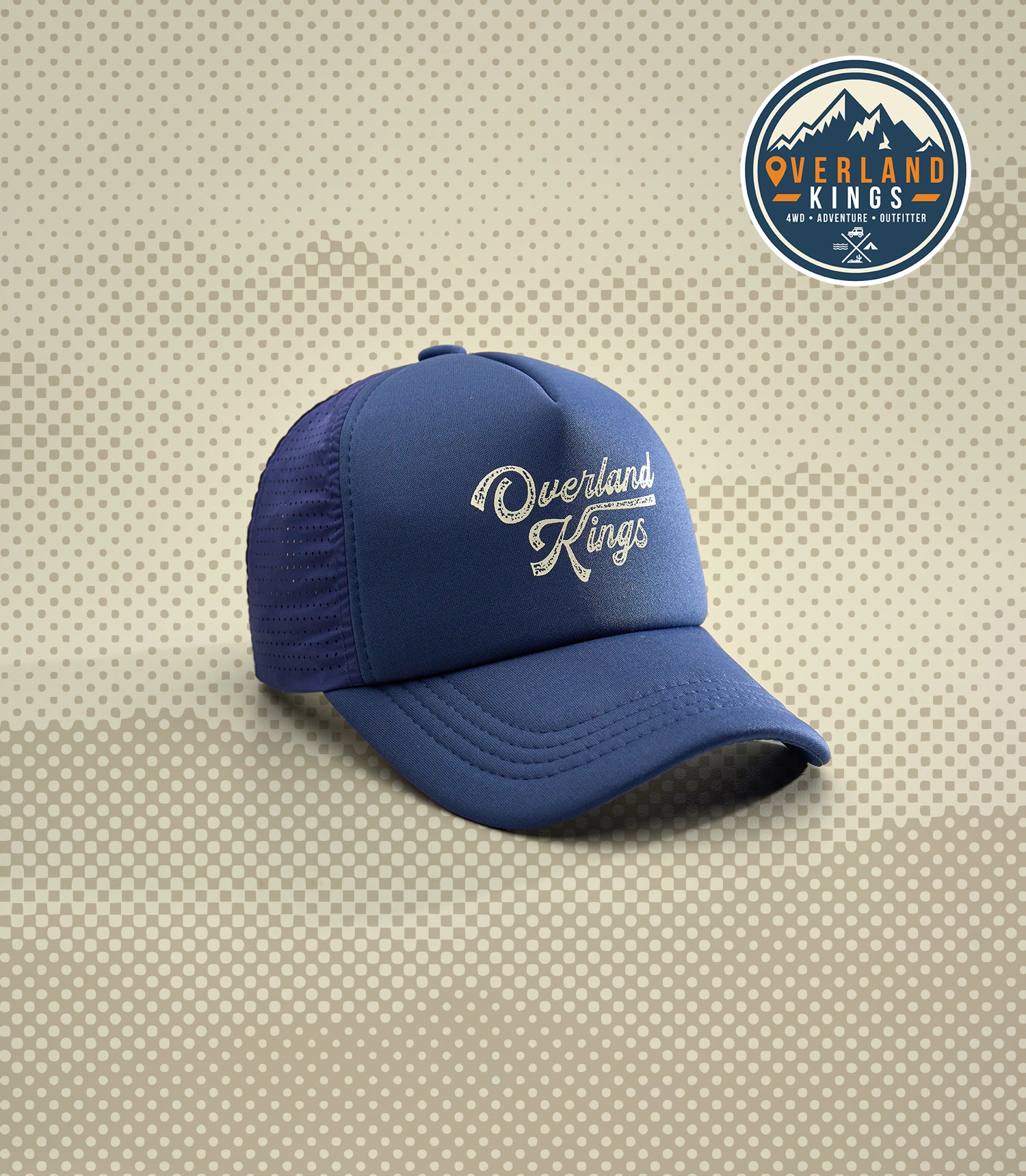 RUTA 40 (NAVY) OK PERF+ TRUCKER CAP