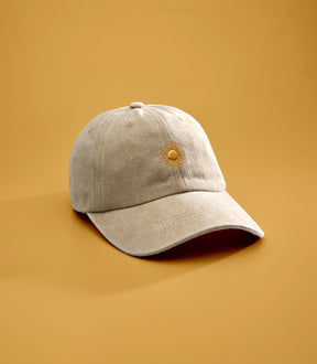 SOL (LIGHT BROWN) BELLA WASHED BASEBALL CAP