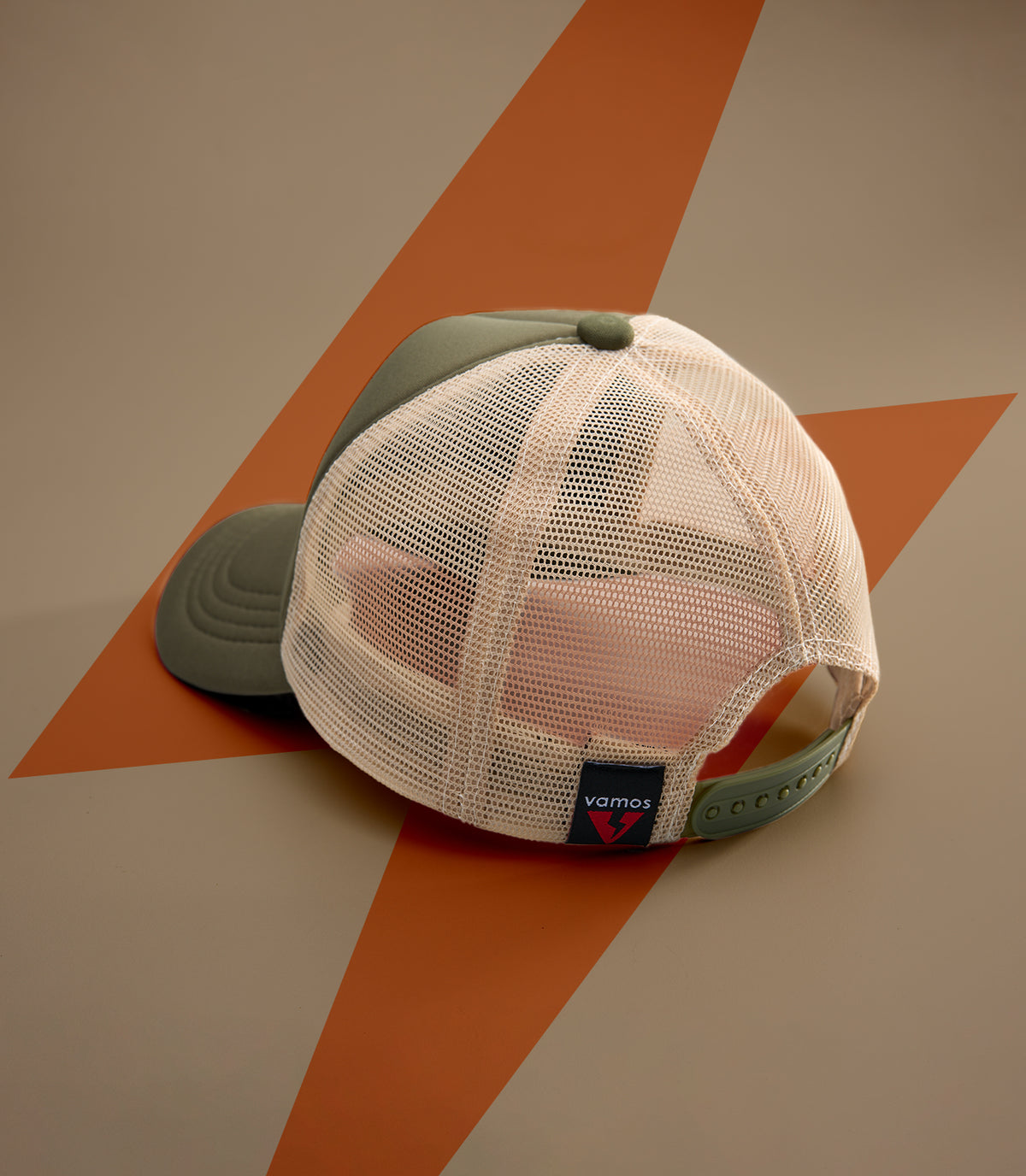 STATIC (ARMY GREEN) VAMOS TRUCKER CAP