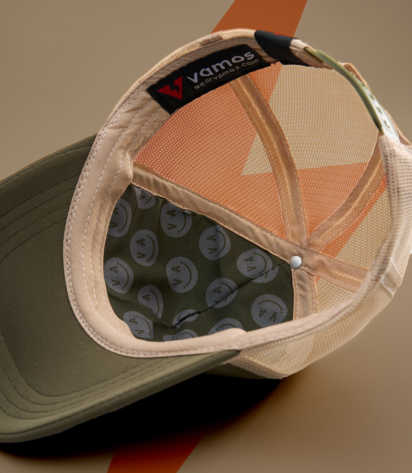 STATIC (ARMY GREEN) VAMOS TRUCKER CAP