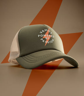 STATIC (ARMY GREEN) VAMOS TRUCKER CAP