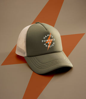 STATIC (ARMY GREEN) VAMOS TRUCKER CAP