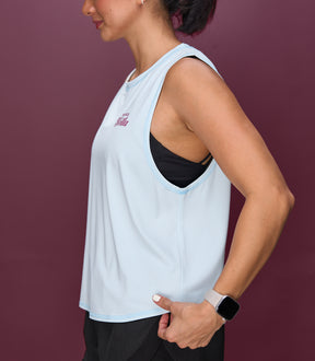 STEPHANIE (SKY BLUE BELLA MUSCLE TEE)