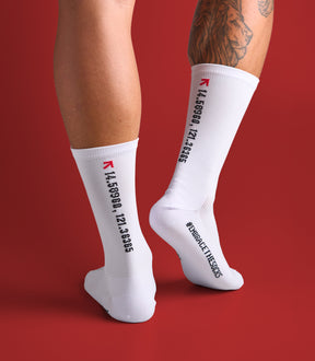 TANAY (WHITE) CREW SOCKS