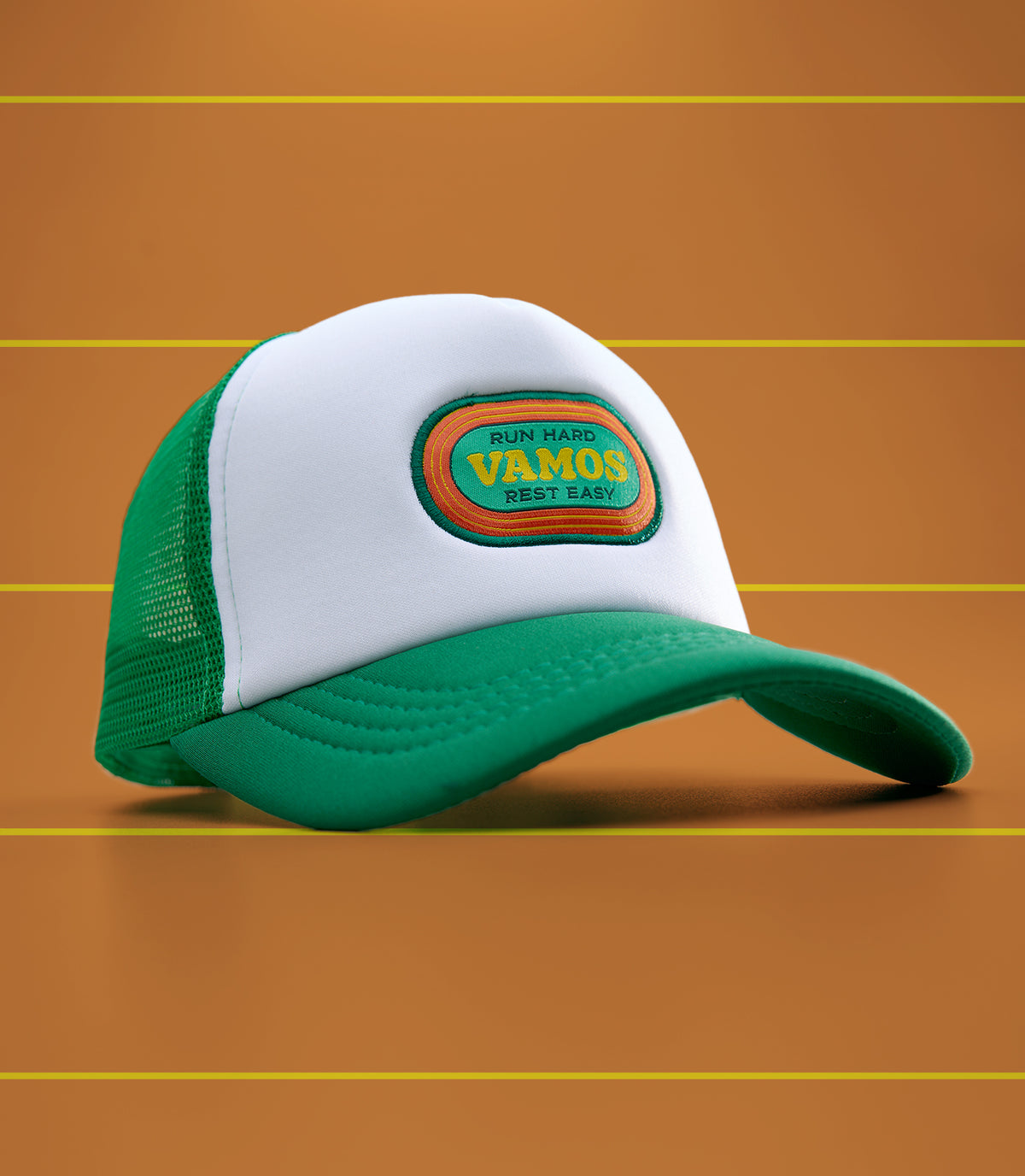 TRACK (GREEN/WHITE) VAMOS TRUCKER CAP