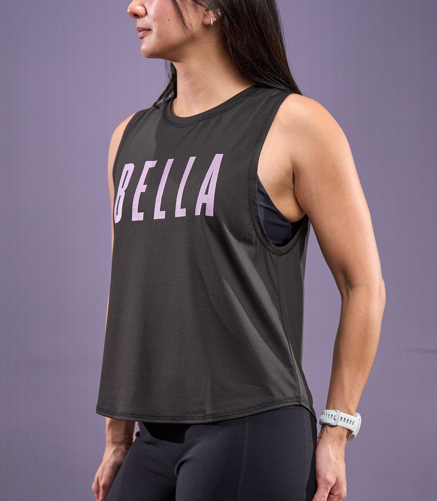 VANYA (BLACK MUSCLE TEE)
