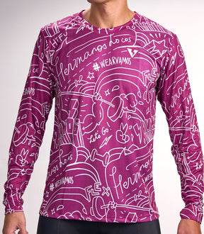 VENGA LS JERSEY (BURGUNDY)