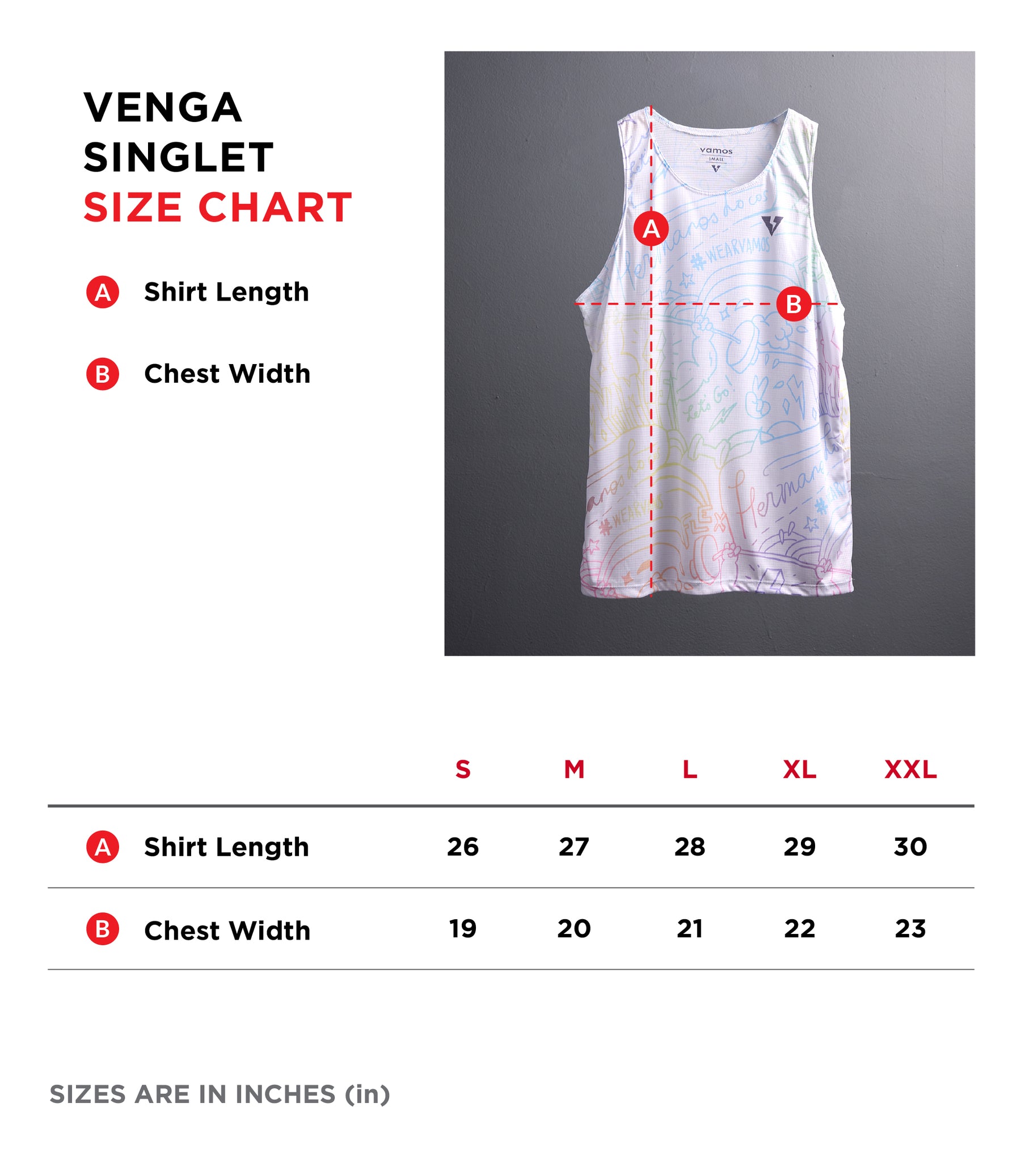 VENGA SINGLET (WHITE)