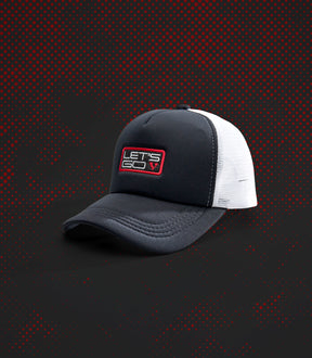 VERSO PERF+ VAMOS TRUCKER CAP (BLACK/WHITE)