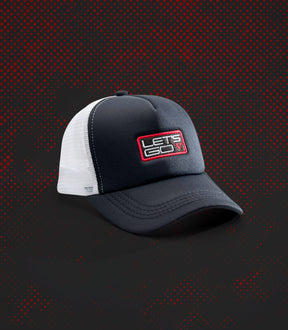 VERSO PERF+ VAMOS TRUCKER CAP (BLACK/WHITE)