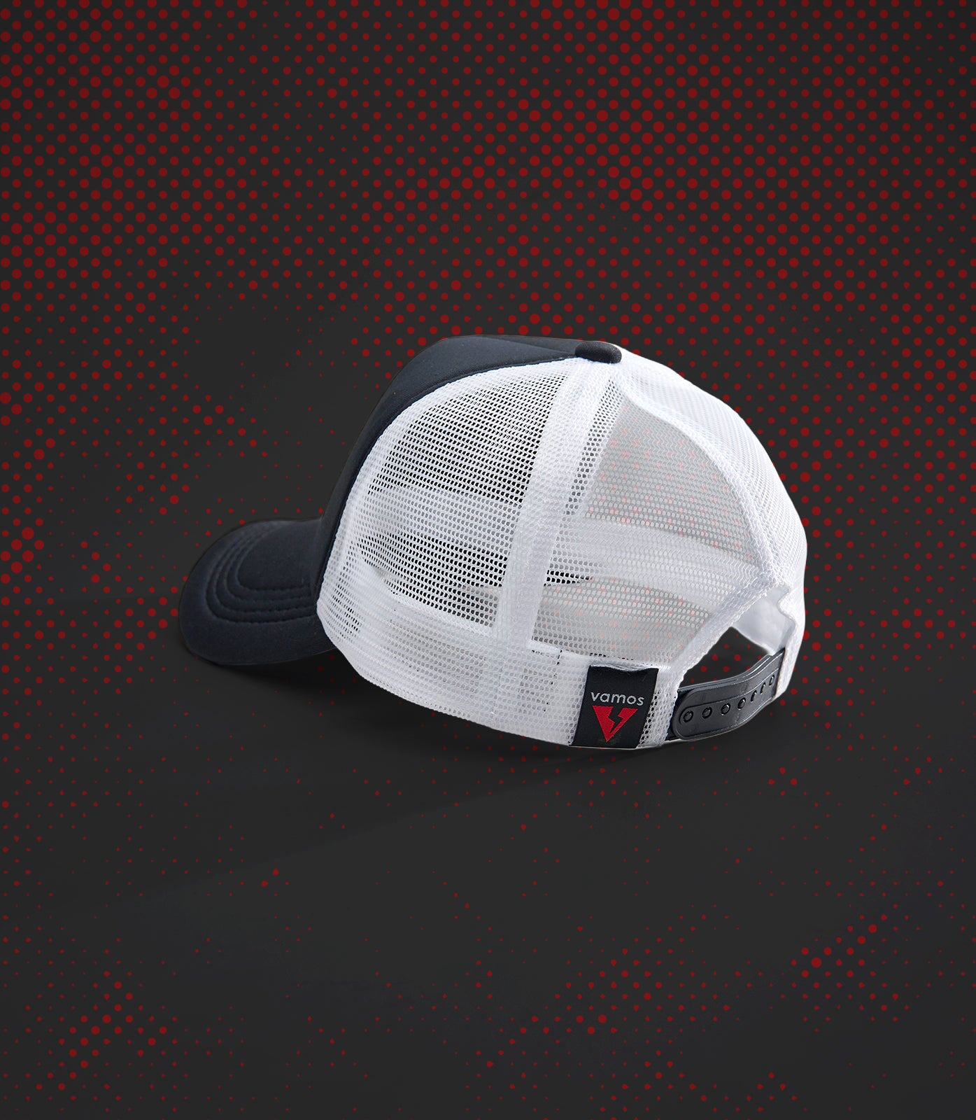 VERSO PERF+ VAMOS TRUCKER CAP (BLACK/WHITE)