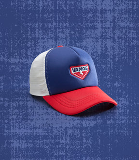VICTOR PERF+ VAMOS TRUCKER CAP (RED/BLUE/WHITE)