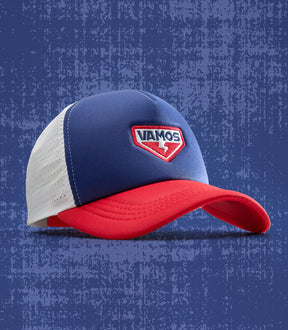 VICTOR PERF+ VAMOS TRUCKER CAP (RED/BLUE/WHITE)