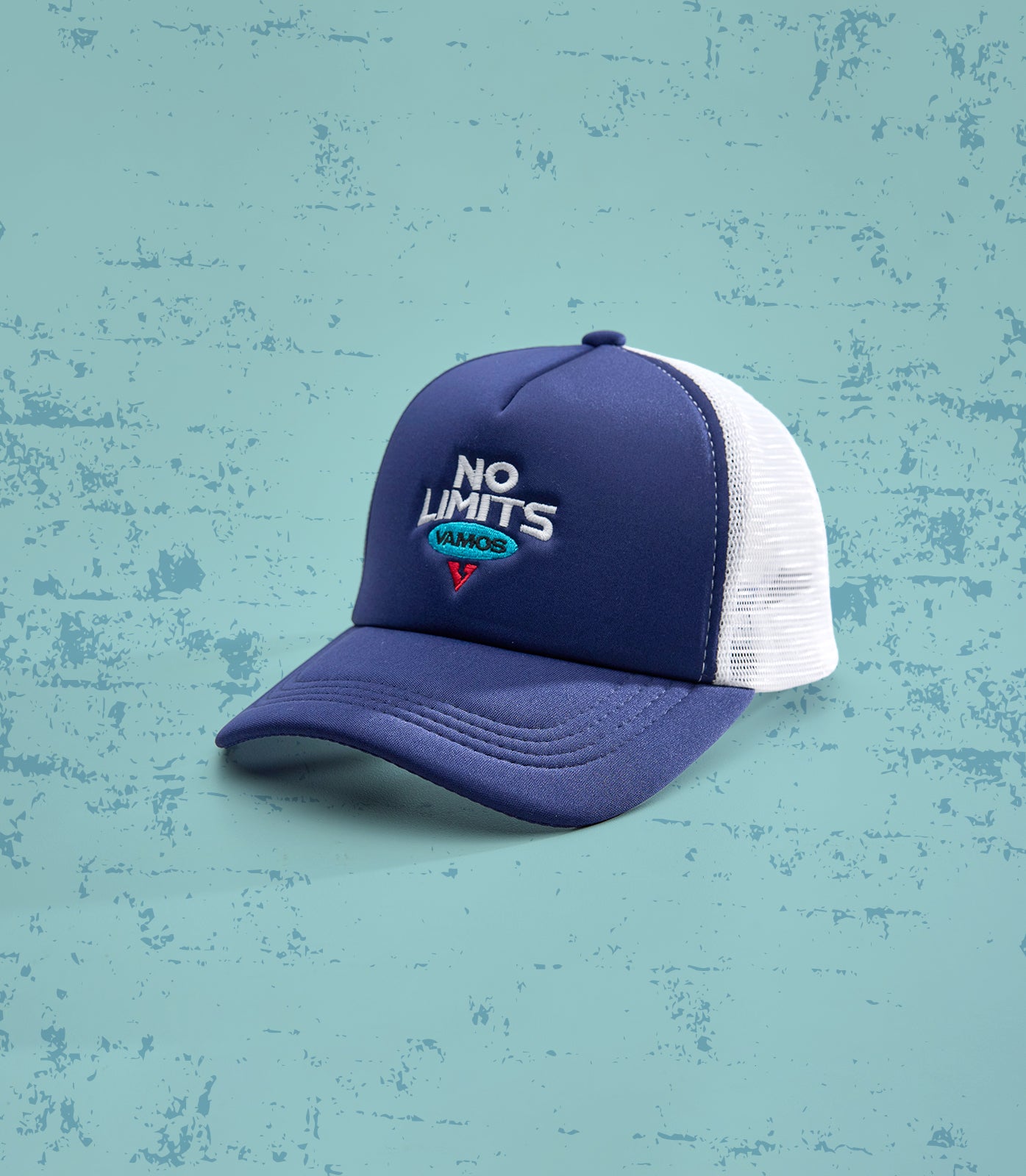 VOLONTE PERF+ VAMOS TRUCKER CAP (NAVY/WHITE)