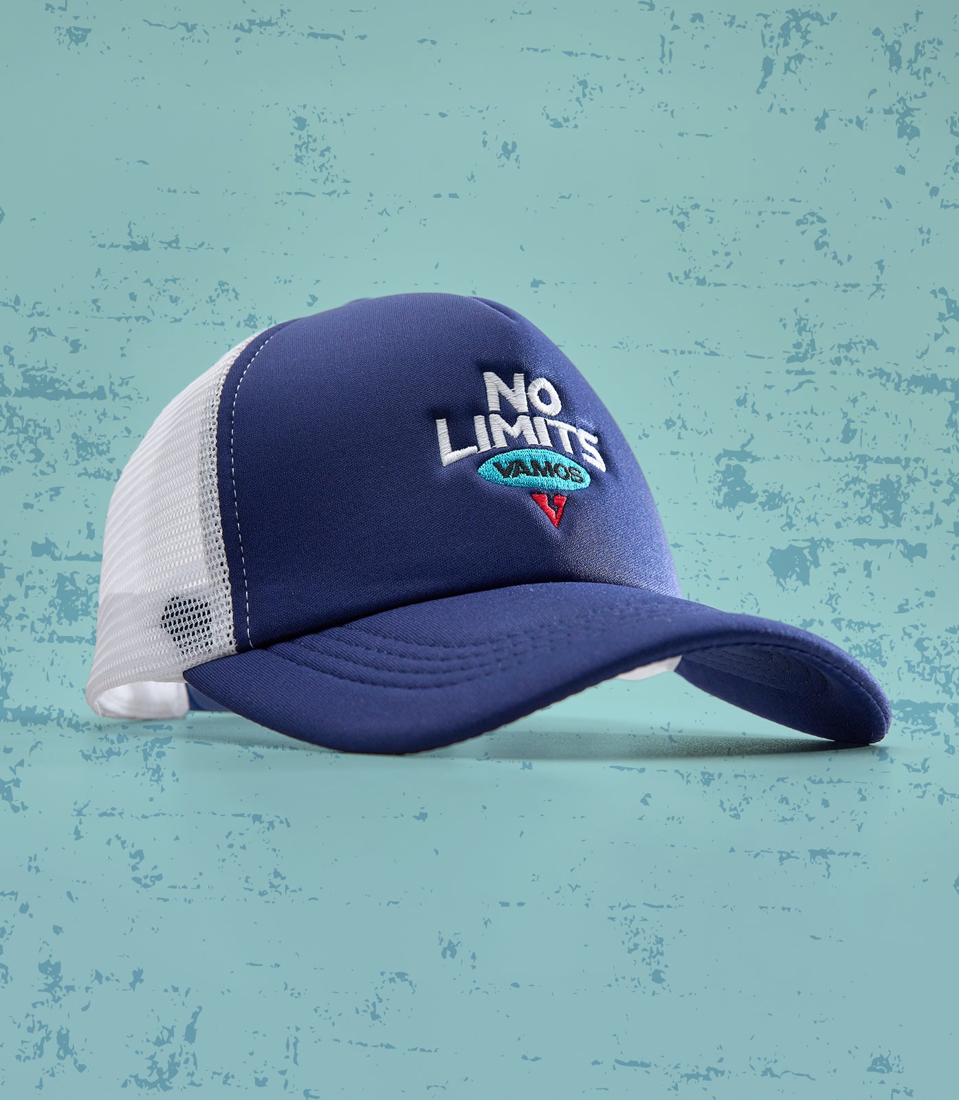 VOLONTE PERF+ VAMOS TRUCKER CAP (NAVY/WHITE)