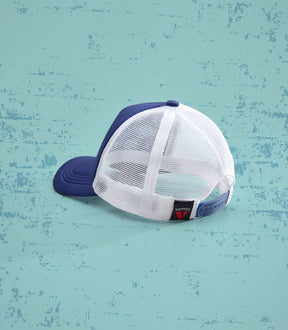 VOLONTE PERF+ VAMOS TRUCKER CAP (NAVY/WHITE)