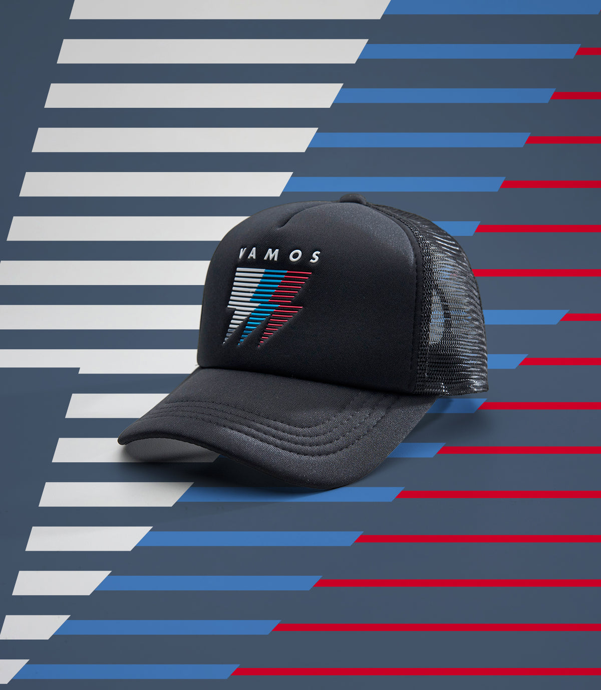 XANDER PERF+ VAMOS TRUCKER CAP (BLACK)