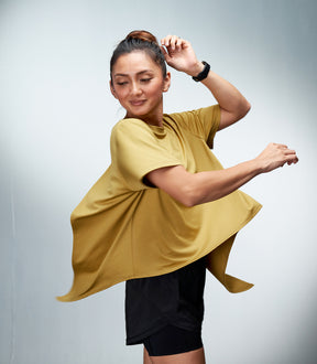 RAE (MUSTARD BELLA TIE BACK TOP)