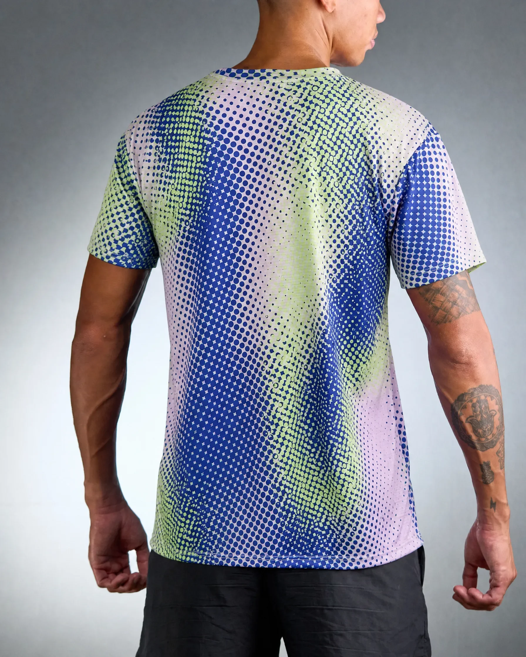 YIANNIS VENGA TEE (NEON GREEN/PURPLE)