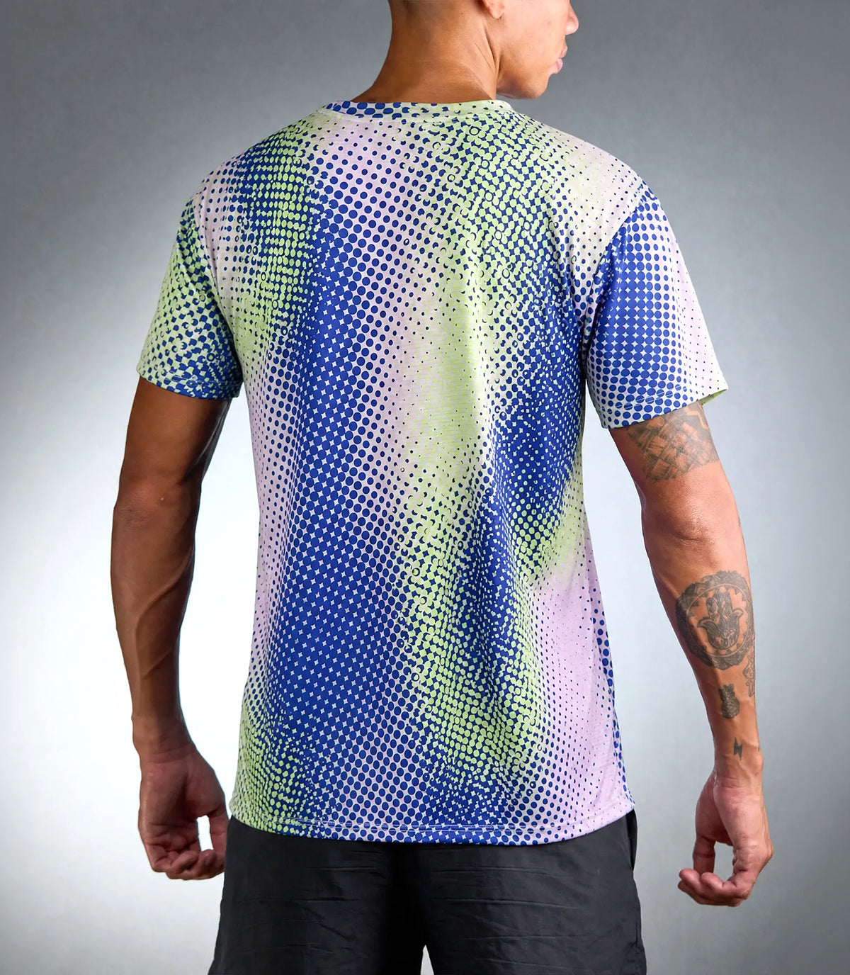 YIANNIS VENGA TEE (NEON GREEN/PURPLE)