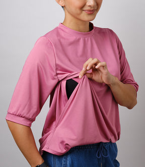 KATHY NURSING TOP (PINK)